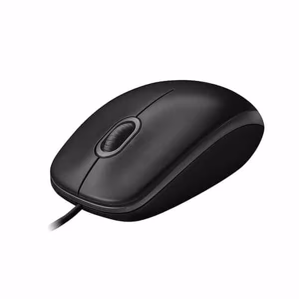 Logitech B100 Souris filaire USB Noire [910-003357] - vue 4