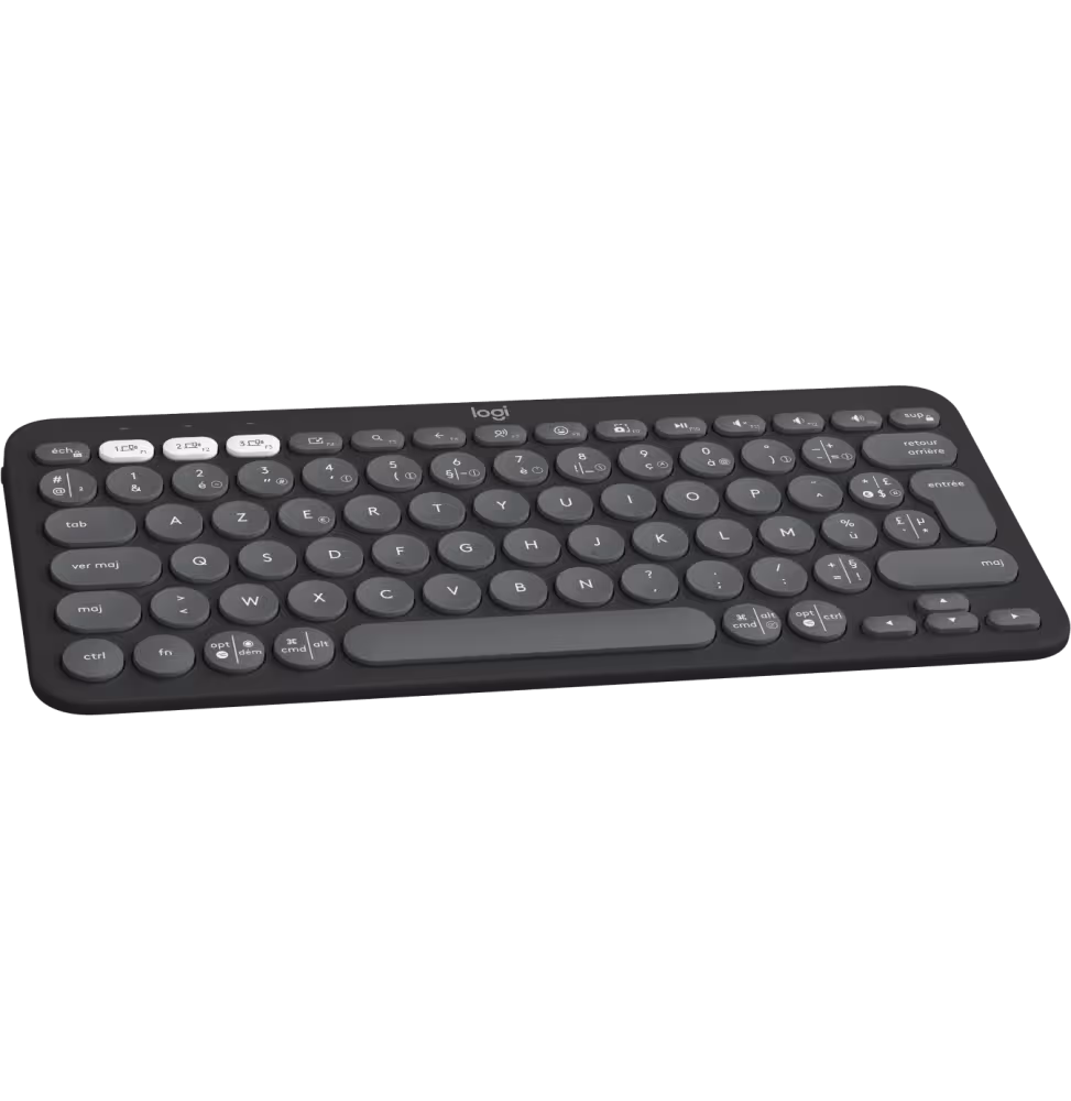 Logitech Clavier BT Pebble Keys 2 K380s-GRAPHITE [920-011803] - vue 2