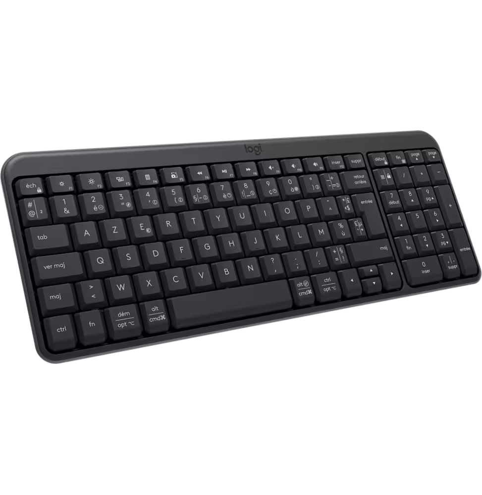 Logitech Clavier K250-GRAPHITE-FRA-2.4GHZ BT [920-013481] - vue 3