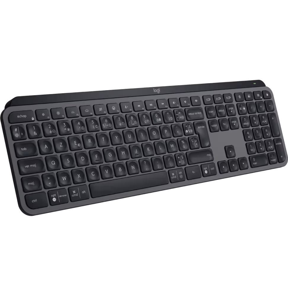 Logitech Clavier MX Keys S - Graphite - Fra - BT [920-011568] - vue 3