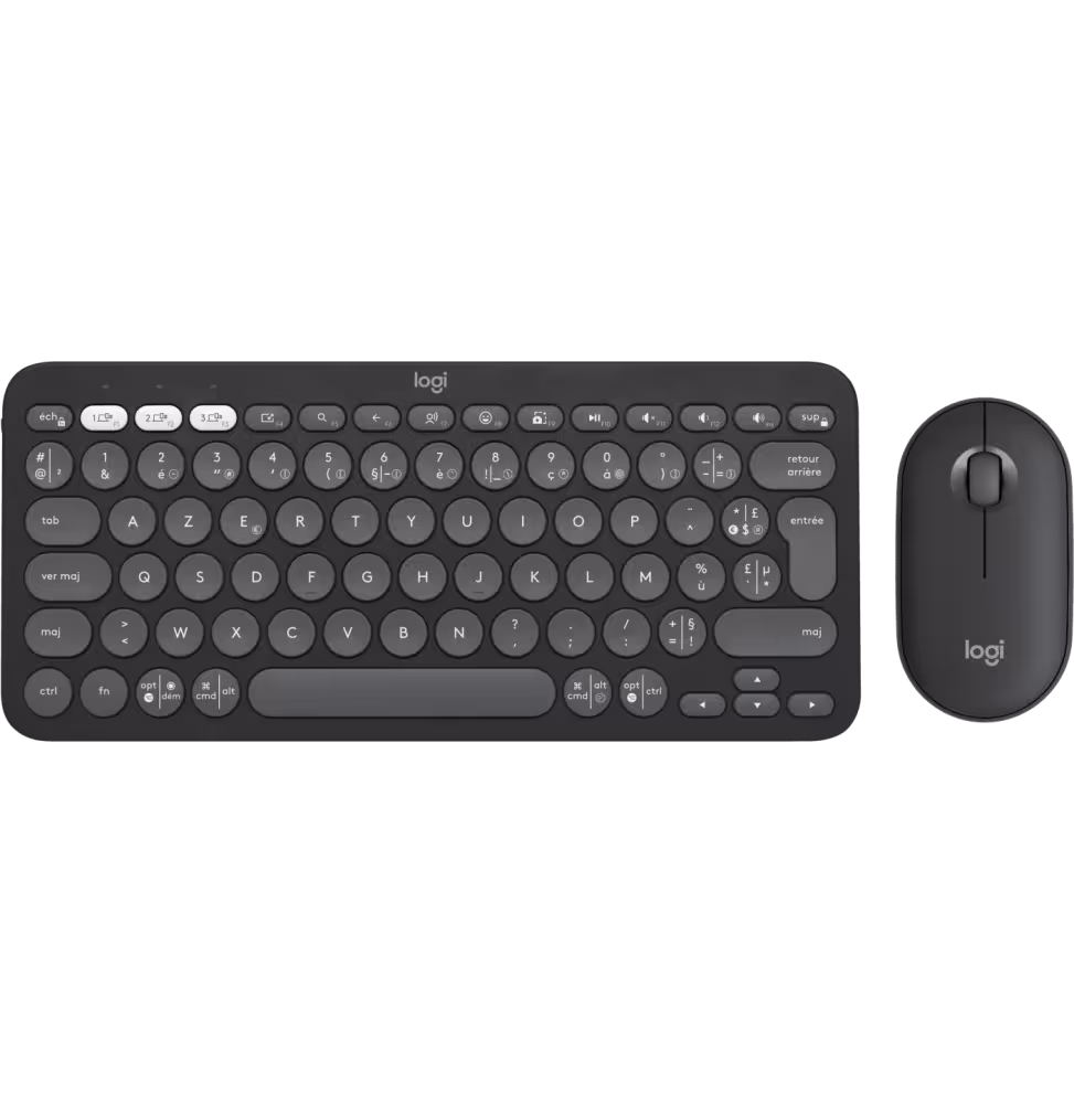 Logitech Pack Clavier Pebble 2 Pack - Tonal Grap [920-012209]