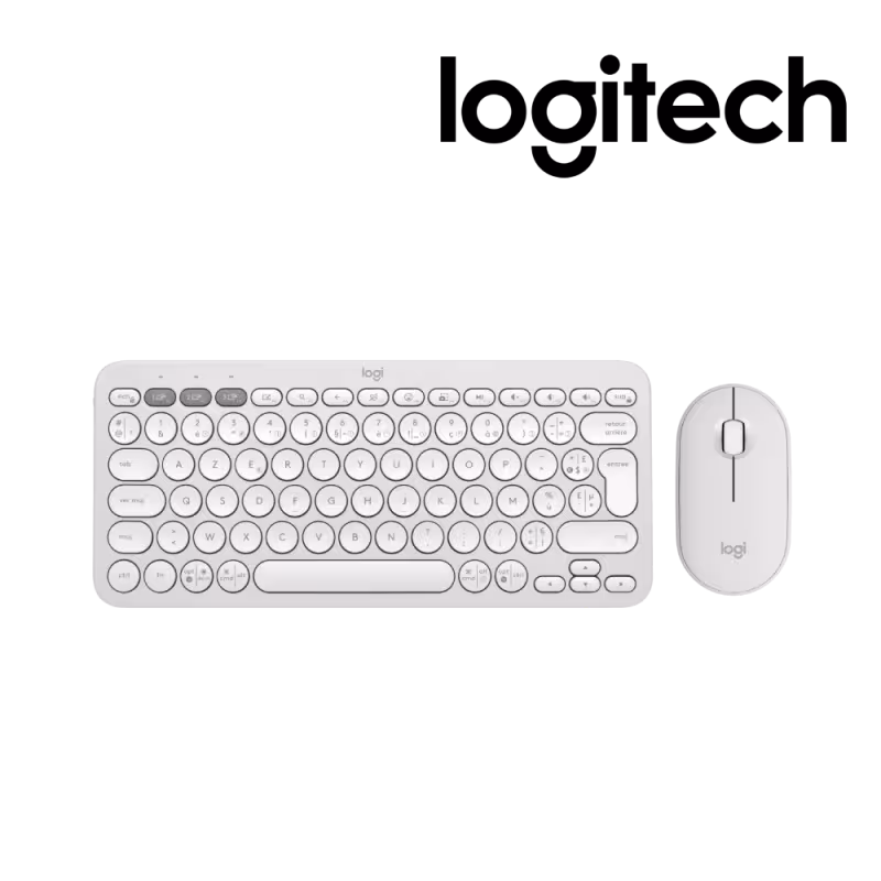Logitech Pack Clavier Pebble 2 Pack - Tonal Whit [920-012210]