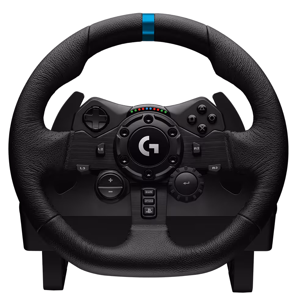 Logitech G923 Racing Wheel and Pedals for PS5 PS4 [941-000149] - vue 2