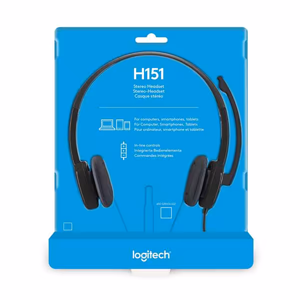 Logitech Casque H151 Micro Casque filaire [981-000589] - vue 4