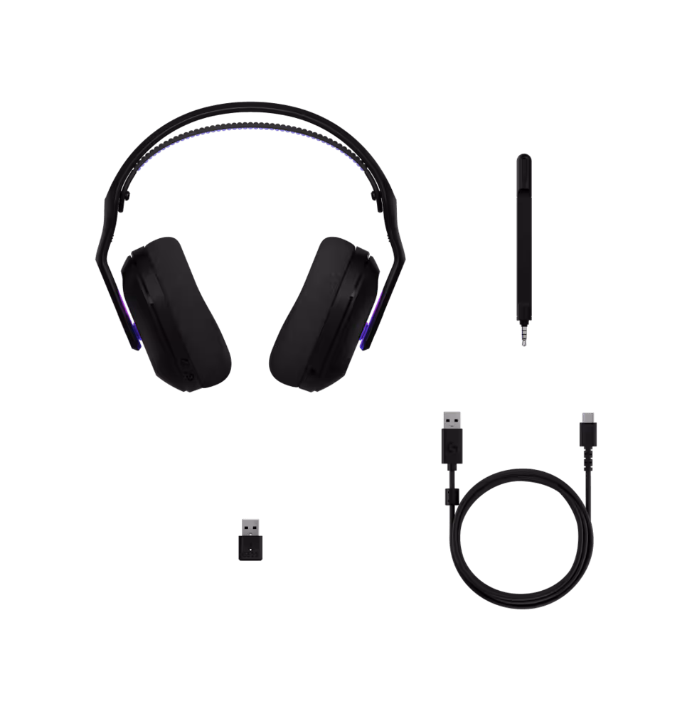 Logitech Casque PC - G522 - Noir - 2.4GHz [981-001544] - vue 6