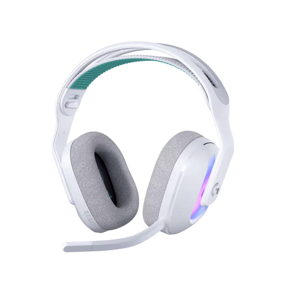 Logitech Casque PC G522 Blanc 2.4GHz [981-001550] - vue 3
