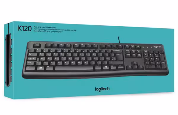 Logitech K120 Clavier filaire Usb [920-002488]