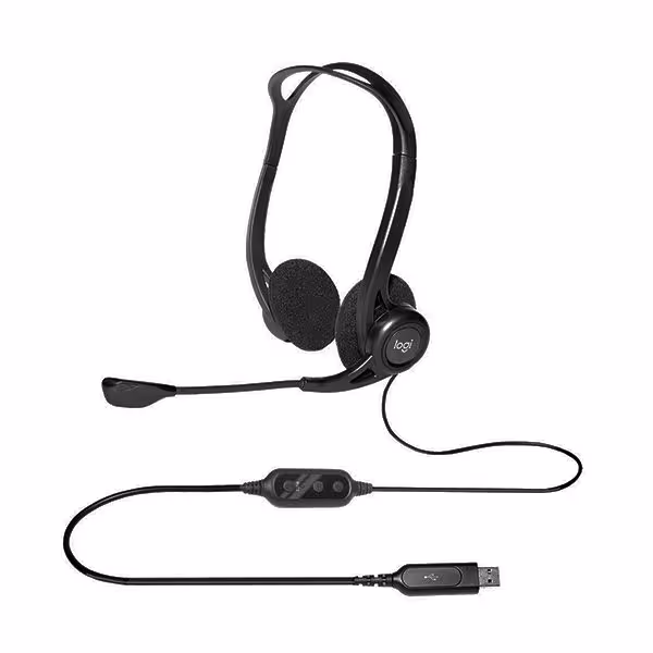 Logitech PC 960 USB – Micro Casque filaire  [981-000100] - vue 3