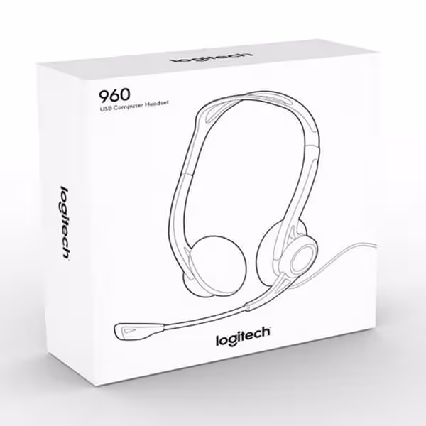 Logitech PC 960 USB – Micro Casque filaire  [981-000100] - vue 4