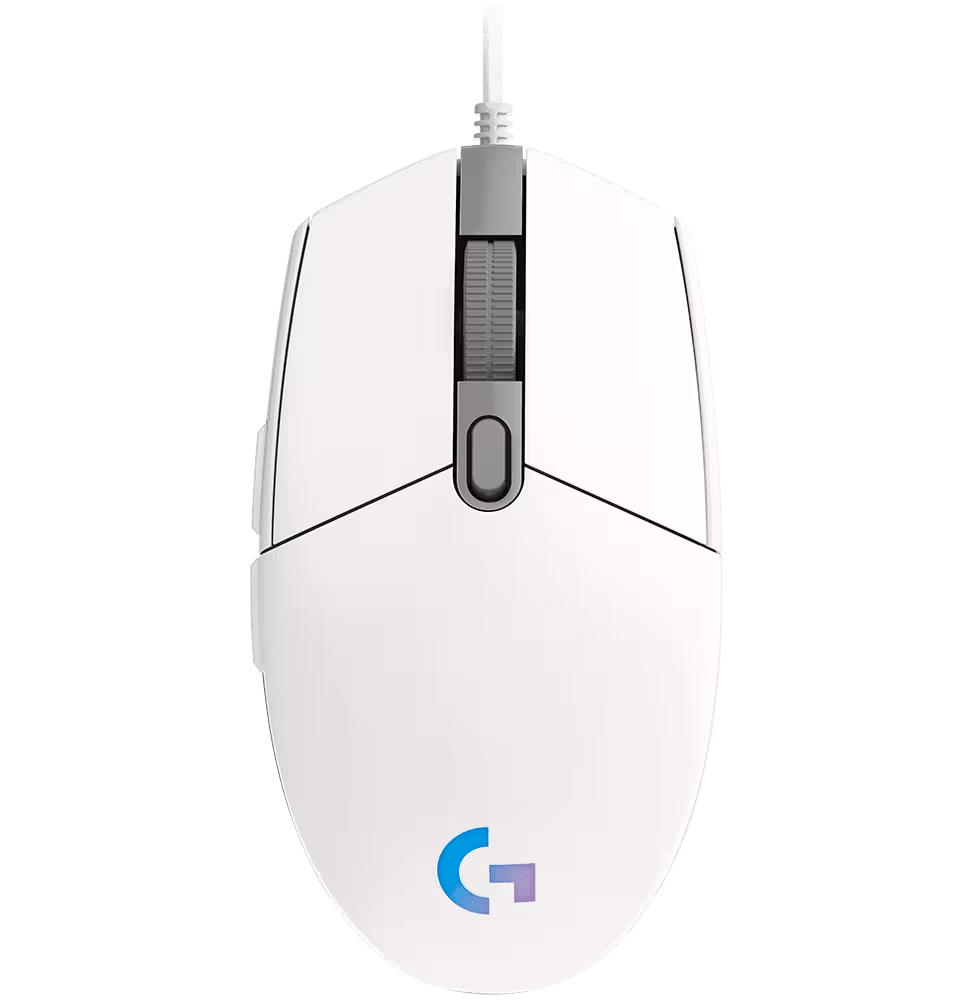 Logitech Souris Gamer Filaire G102 Lightsync - Whi [910-005824]