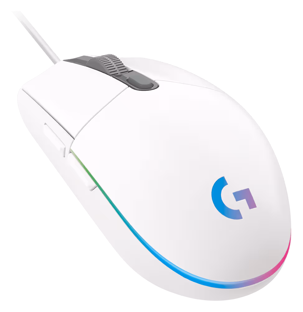 Logitech Souris Gamer Filaire G102 Lightsync - Whi [910-005824] - vue 2