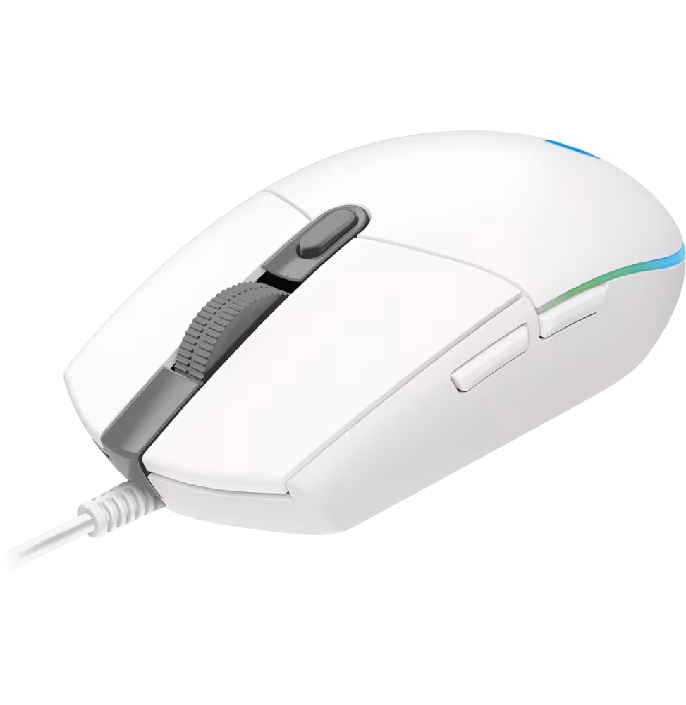 Logitech Souris Gamer Filaire G102 Lightsync - Whi [910-005824] - vue 4