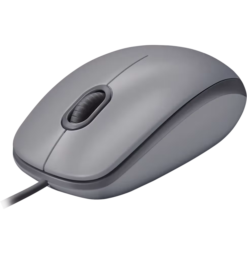 Logitech Souris M110 Silent - Mid Gray USB [910-006760] - vue 3