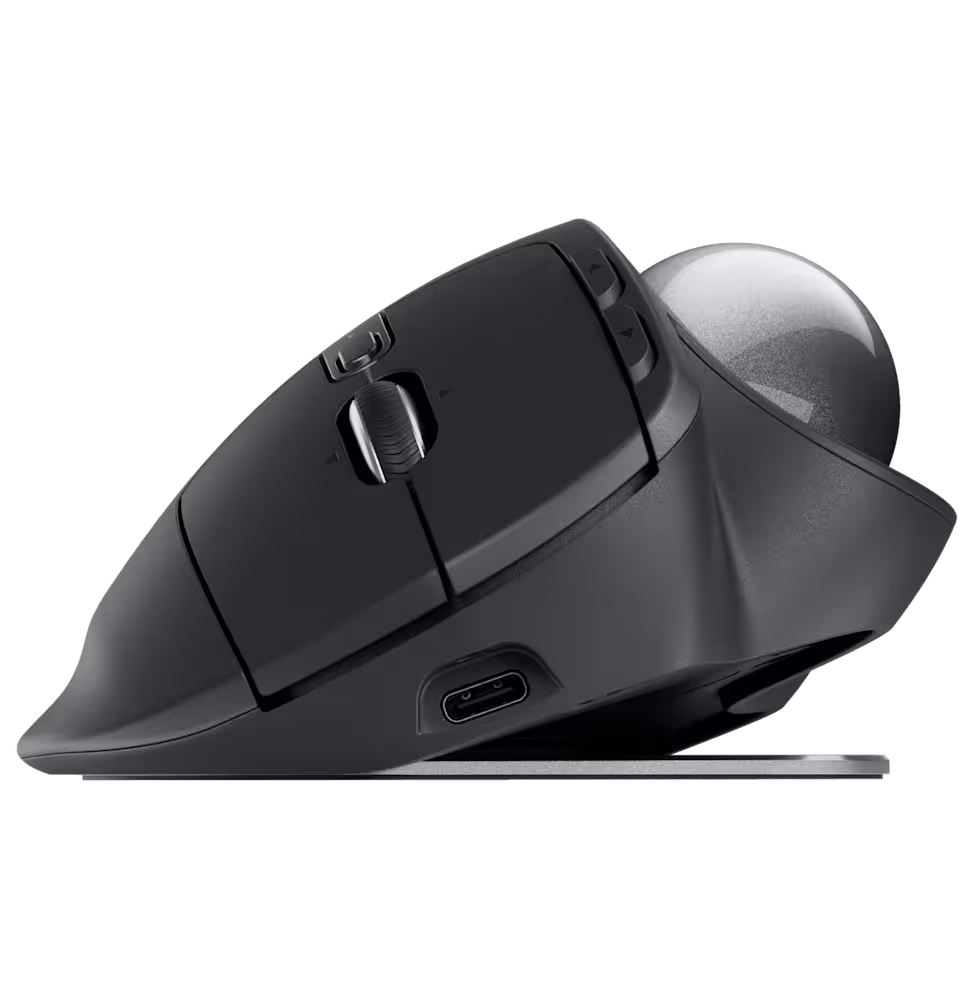 Logitech Souris MX Ergo S sans fil Graphite [910-007260] - vue 2