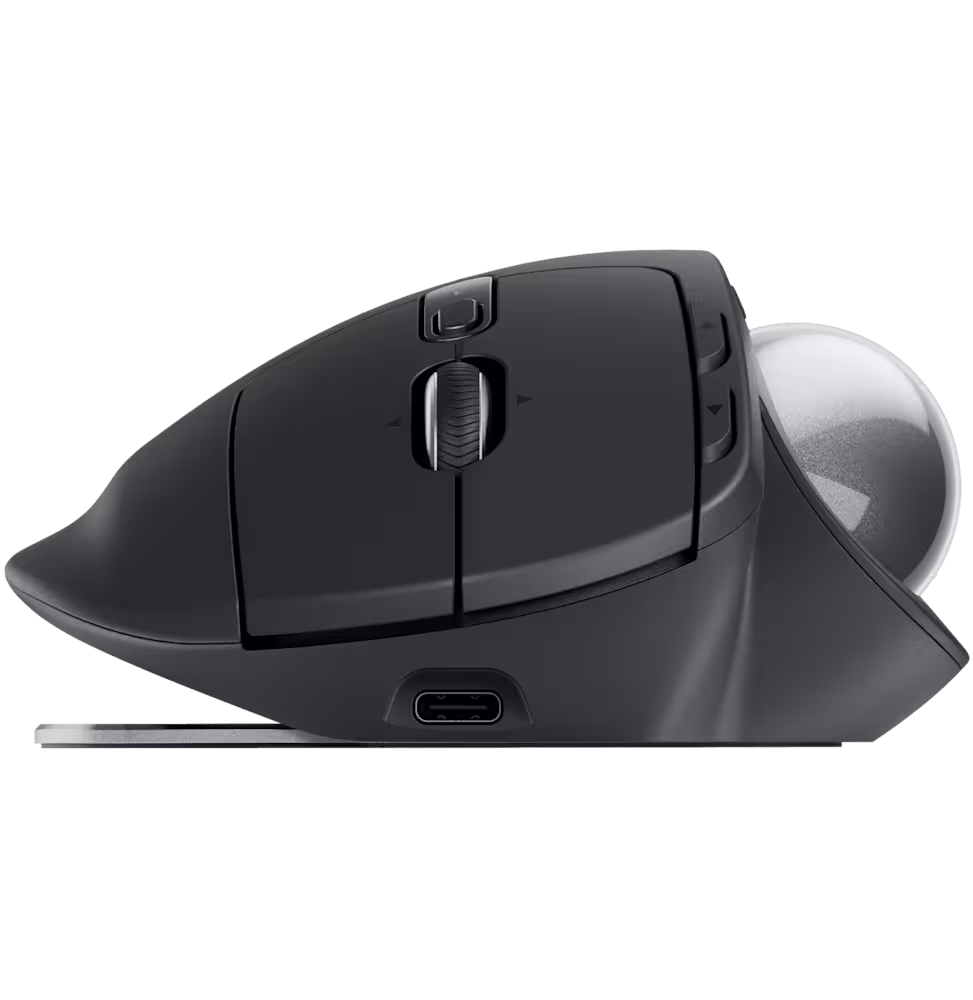 Logitech Souris MX Ergo S sans fil Graphite [910-007260] - vue 3
