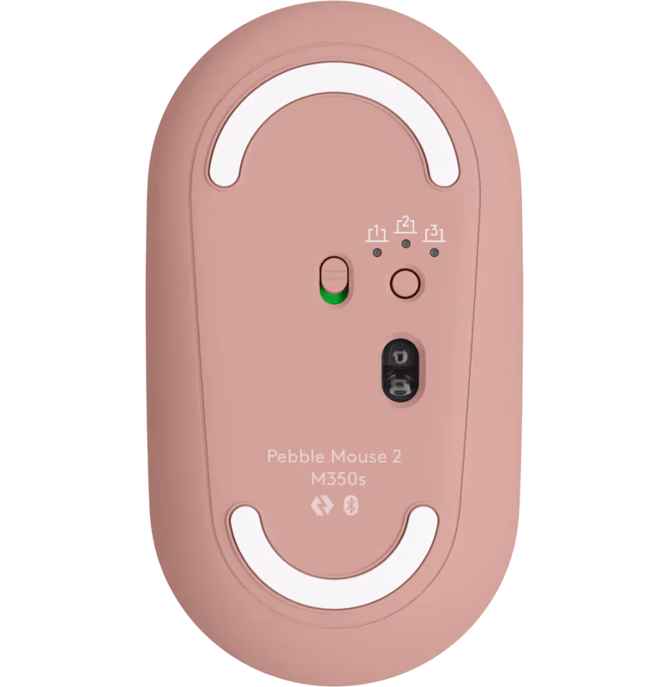 Logitech Souris Pebble 2 M350s - Tonal Rose BT [910-007014] - vue 2