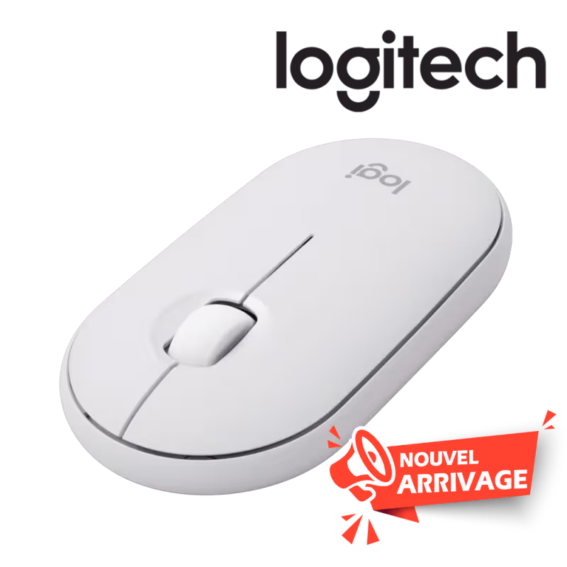 Logitech Souris Pebble Souris 2 M350s Tonal Blanc [910-007013]