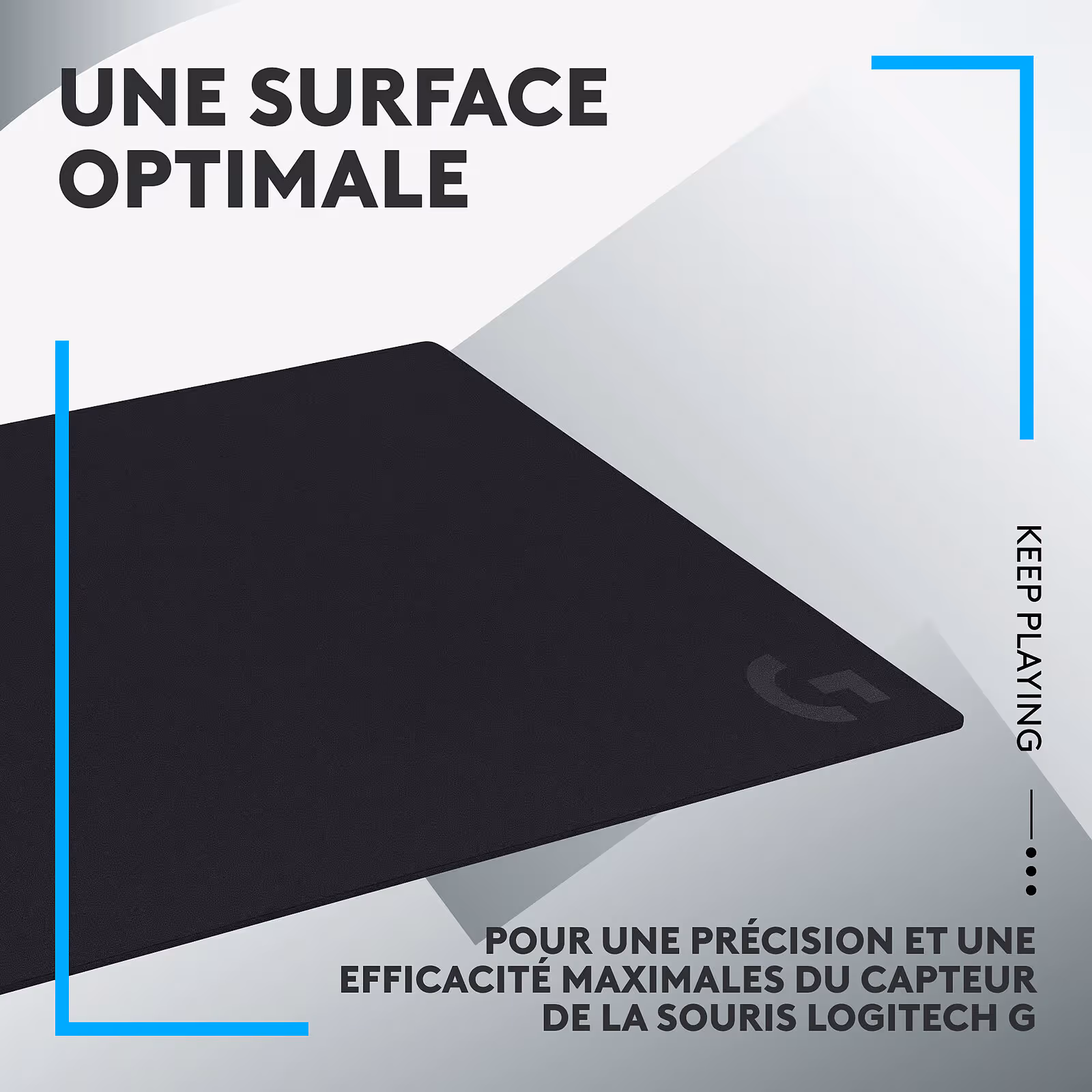 Logitech Tapis de Souris Gamer Pad G640. [943-000799] - vue 6