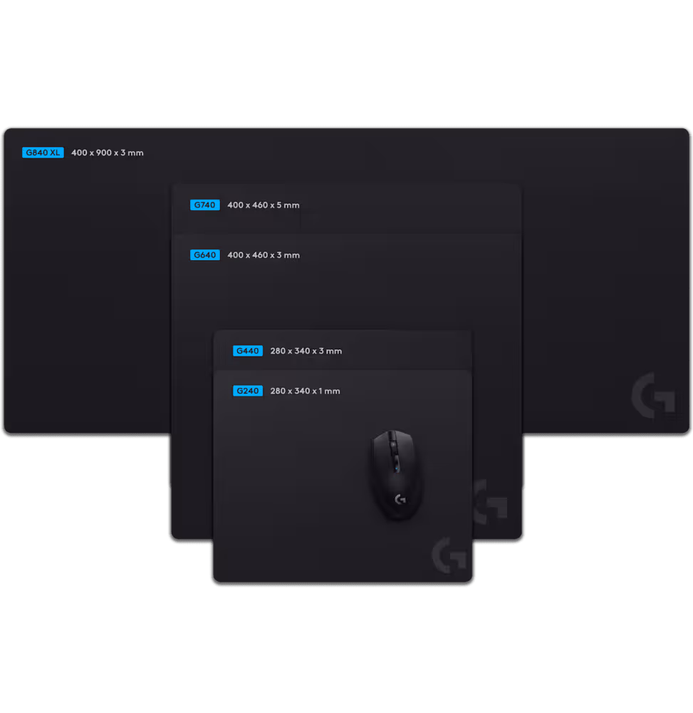 Logitech Tapis de Souris Gamer Pad G740 [943-000806] - vue 5
