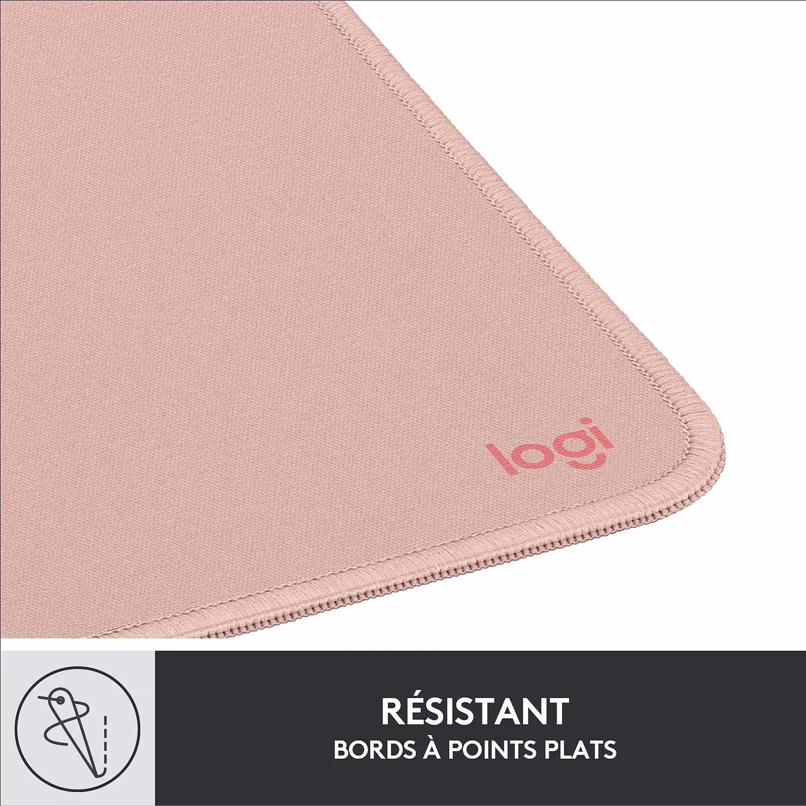 Logitech Tapis Souris Studio Series - Darker Rose [956-000050] - vue 5