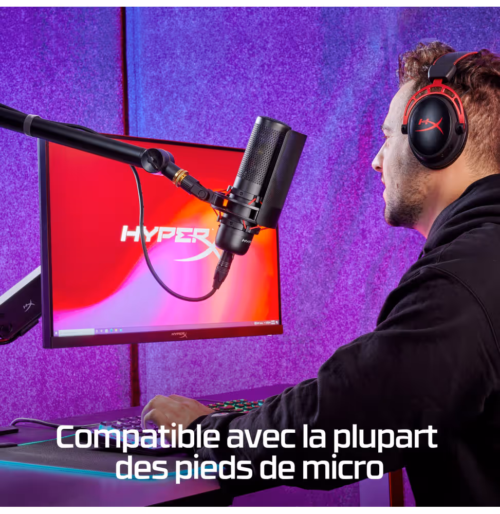 MICRO-GAMER HyperX ProCast Mic [699Z0AA] - vue 14