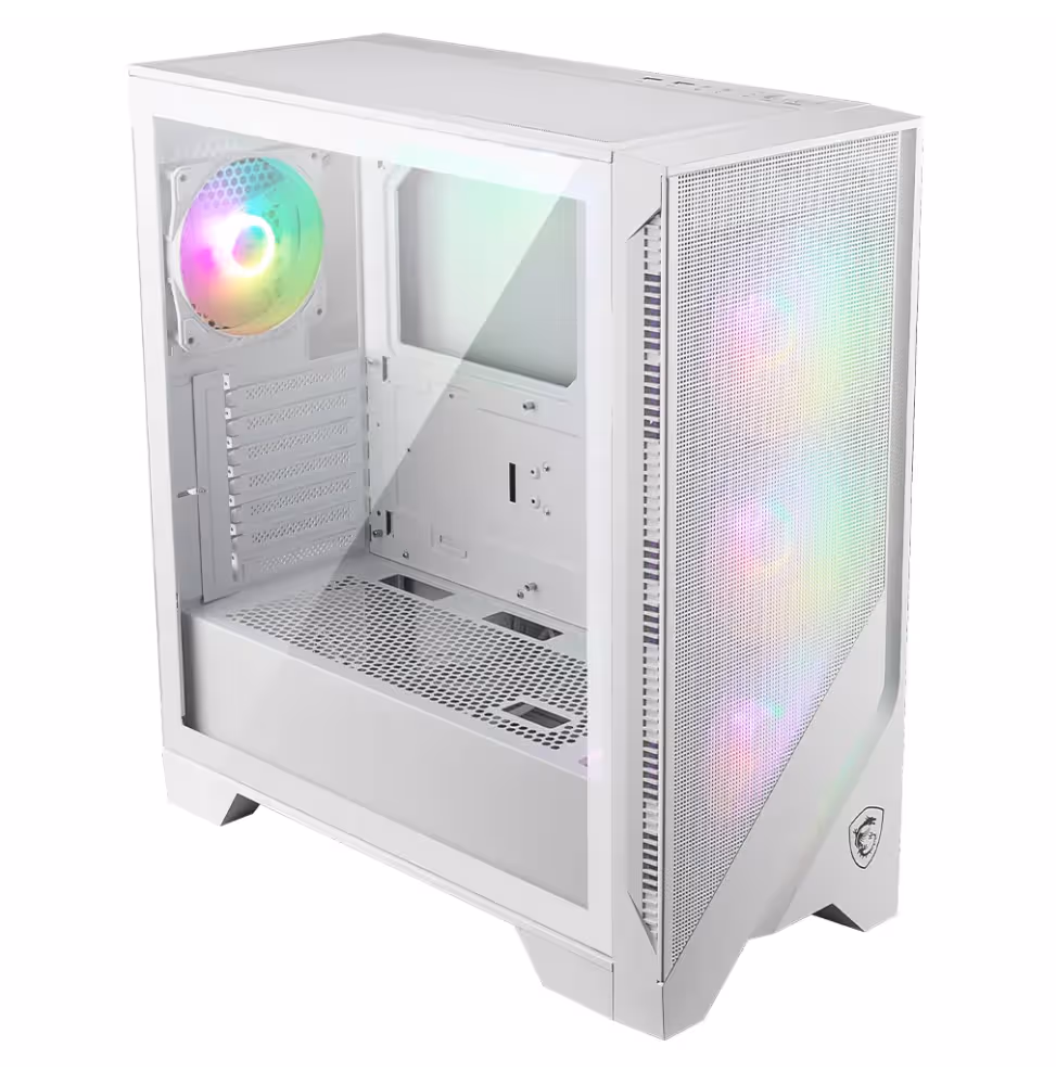 MSI Boitier Mag Forge 320R Airflow Blanc [306-7G23W22-HH9] - vue 3