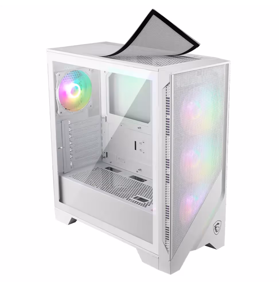 MSI Boitier Mag Forge 320R Airflow Blanc [306-7G23W22-HH9] - vue 4