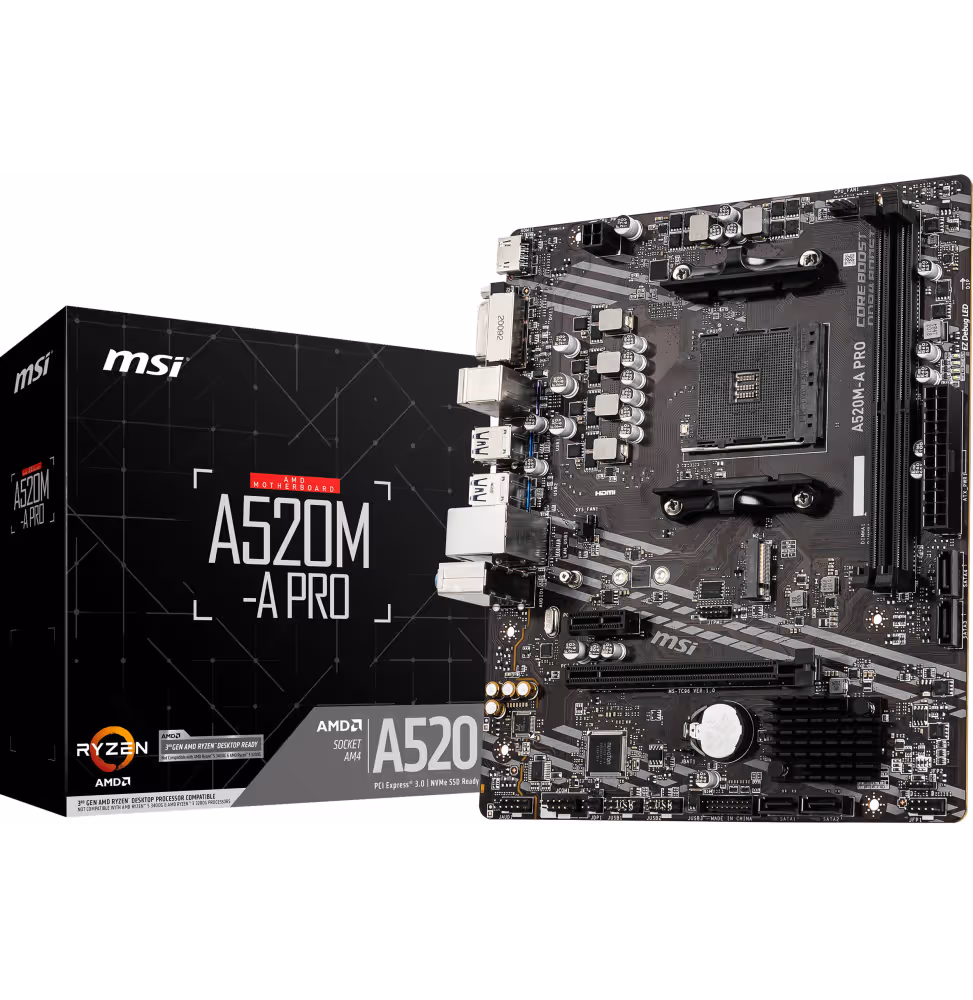 MSI Carte Mere A520M-A Pro [911-7C96-044]