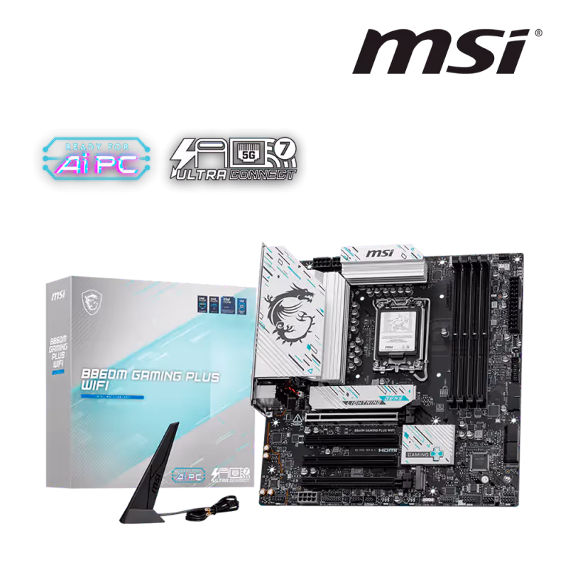 MSI Carte Mere B860M Gamer Plus Wifi [911-7E42-003]