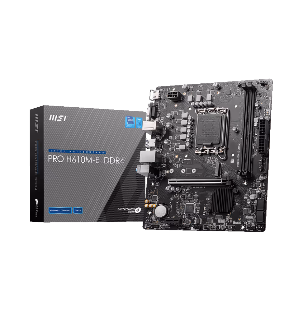 MSI Carte Mere Pro H610M-E DDR4 [911-7D48-062]