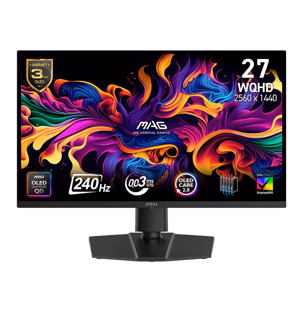 MSI Moniteur Mag 273QP QD-OLED X24 [9S6-3CE69H-010]