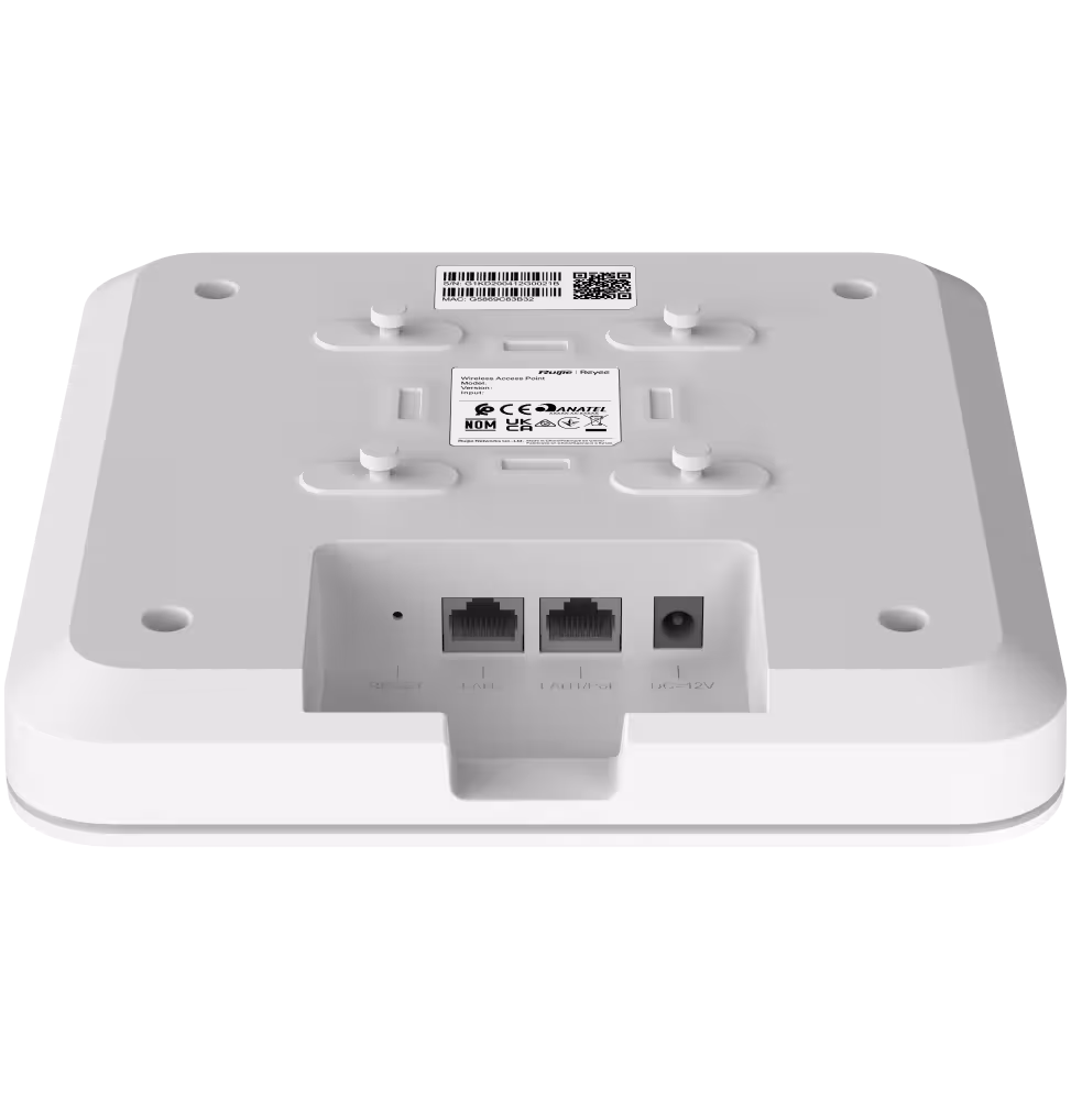 Reyee AP WiFi 5 Indoor 1267Mbps 2 ports 100M [RG-RAP2200(F)] - vue 4