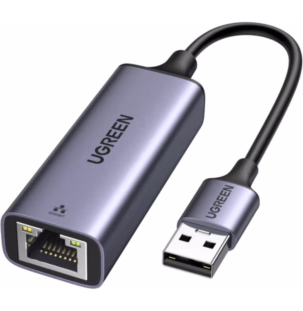 Ugreen Adap Aliminium USB 3.0 to RJ45 Gris [50922]