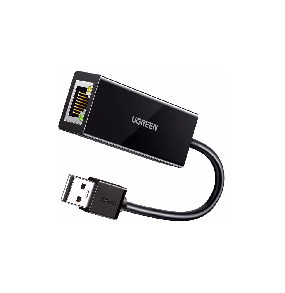 Ugreen Adaptateur USB 2.0 to RJ45 Noir [20254] - vue 3