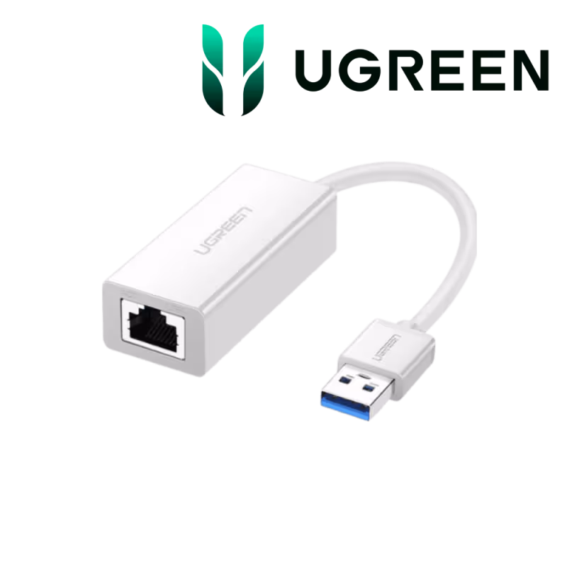 Ugreen Adaptateur USB 3.0 to RJ45 Blanc [20255]