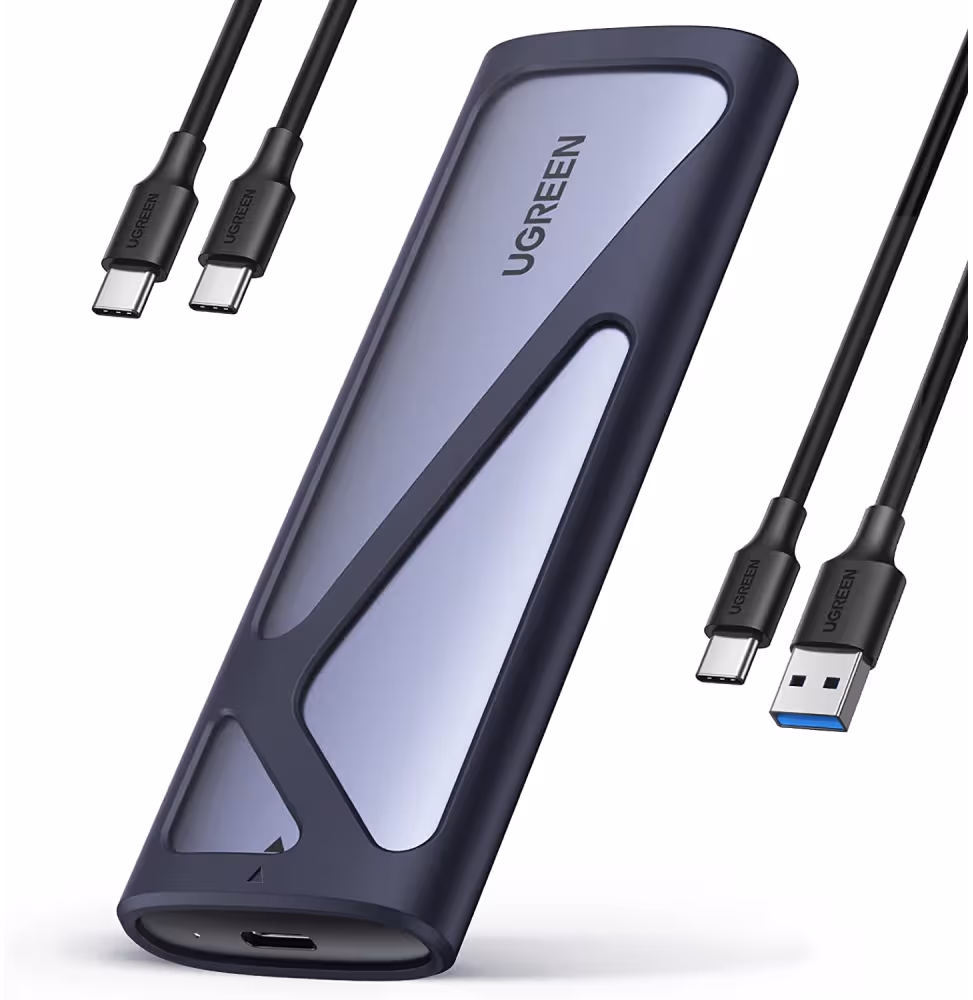 Ugreen Boitier Disque Dur Externe Nvme M2 SATA SSD [90264]