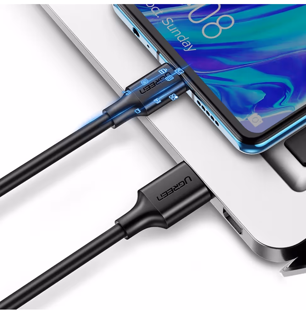 Ugreen Cable Data 1M USB-C Male To USB 3.0 3A [20882] - vue 2