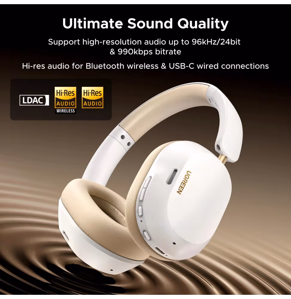 Ugreen Casque HiTune Max5c Hybrid Anc Blanc [35758] - vue 2