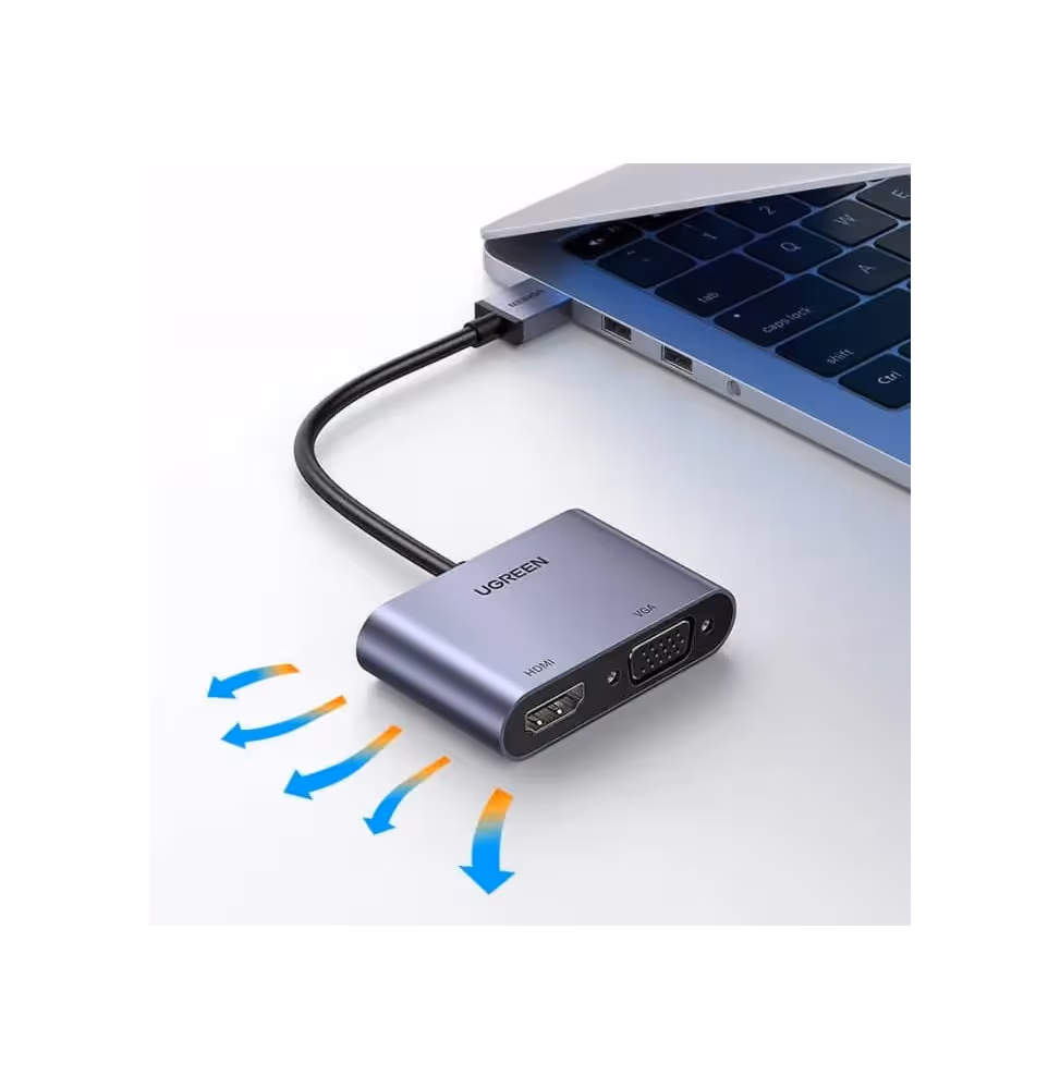 Ugreen Convertisseur USB-A 3.0 to HDMI VGA [20518] - vue 5