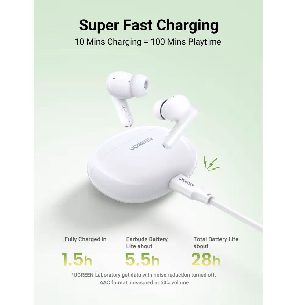 Ugreen HiTune P3 True Sans fil Écouteurs [45110] - vue 3