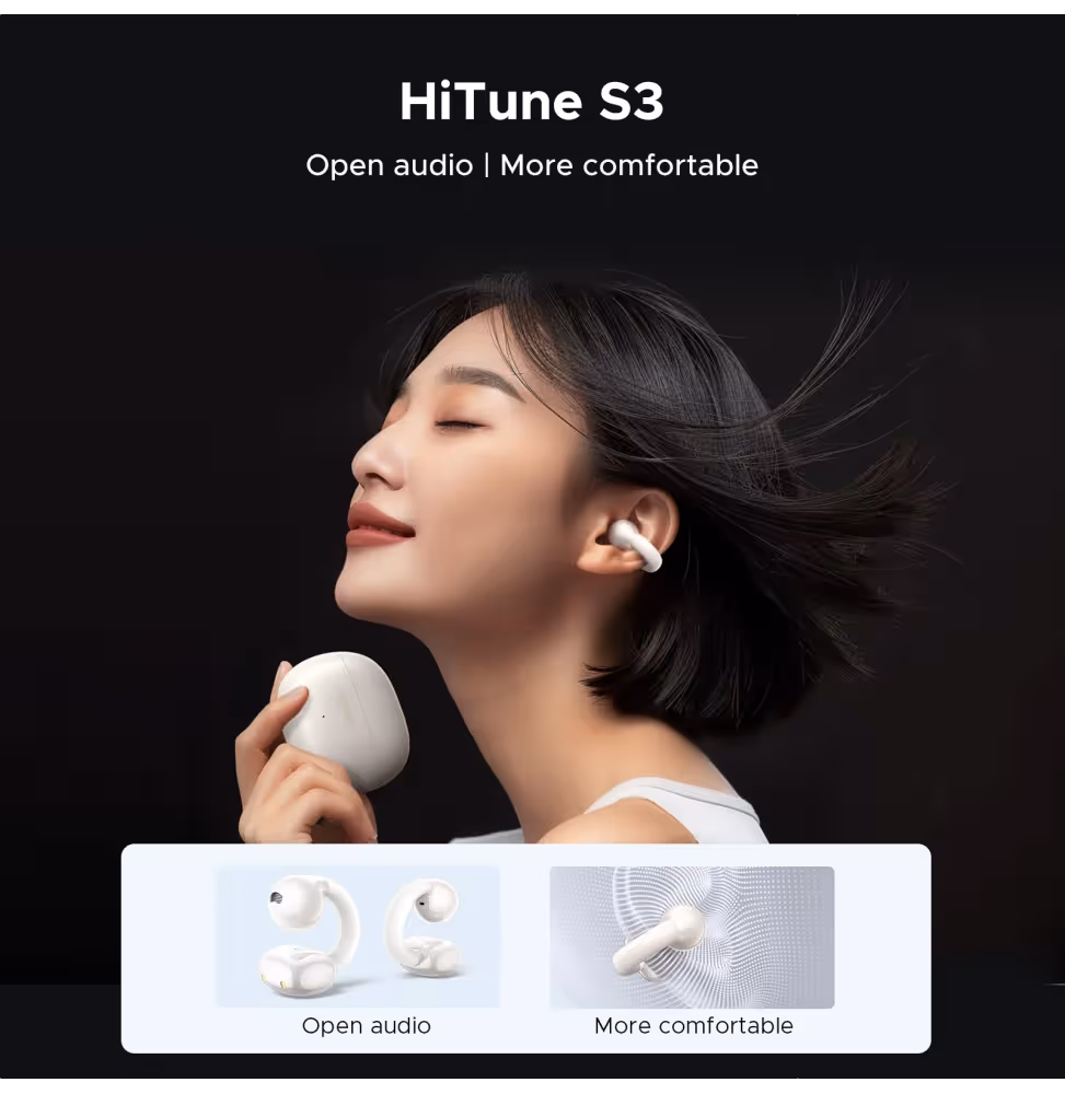 Ugreen HiTune S3 True Sans fil Écouteurs Blanc [45786] - vue 2