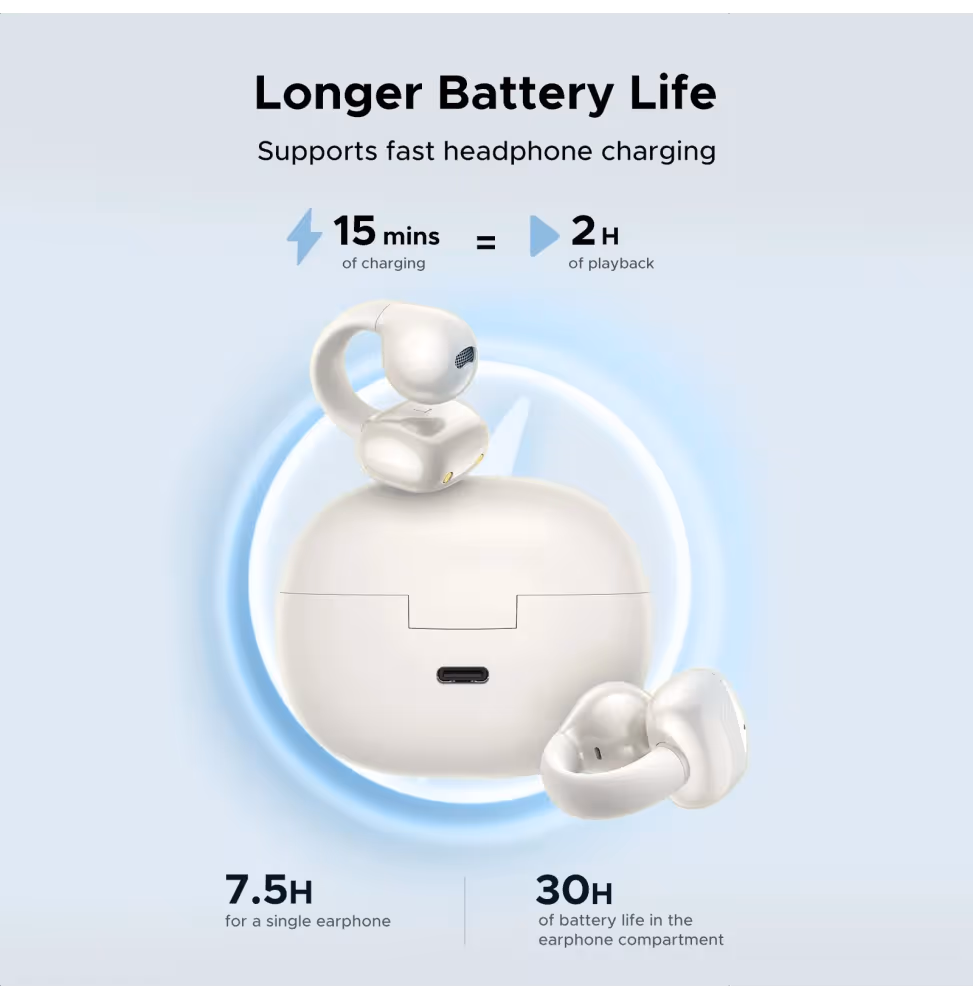 Ugreen HiTune S3 True Sans fil Écouteurs Blanc [45786] - vue 5
