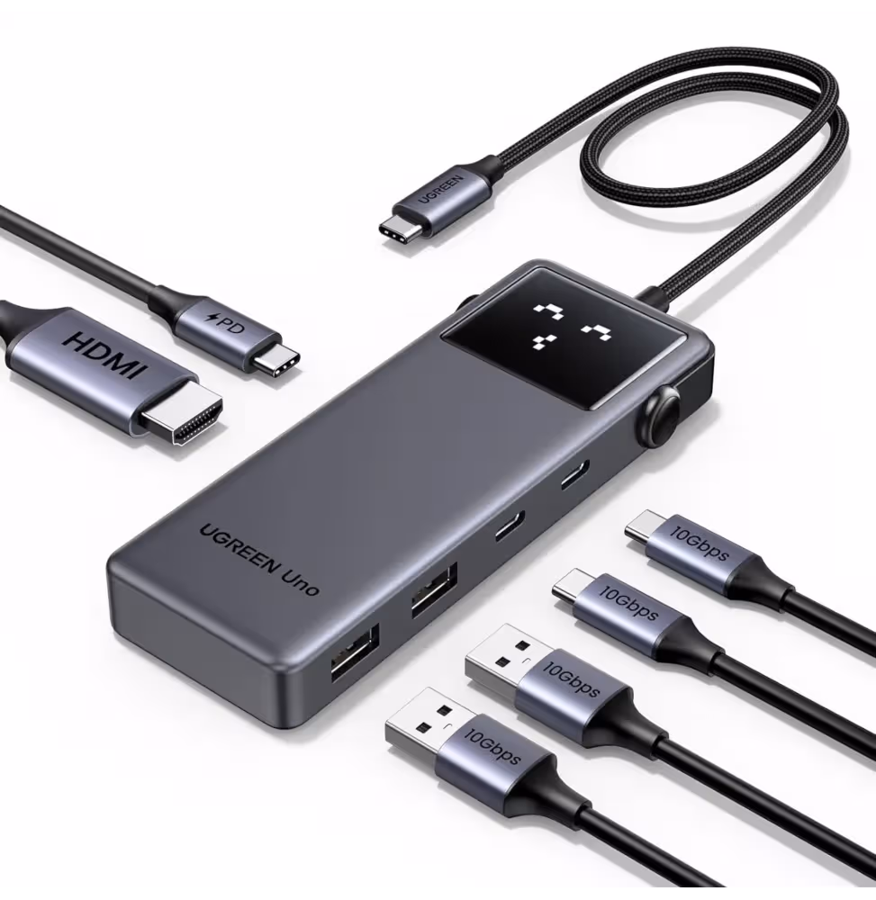 Ugreen Hub 6-in-1 USB-C [35998] - vue 2