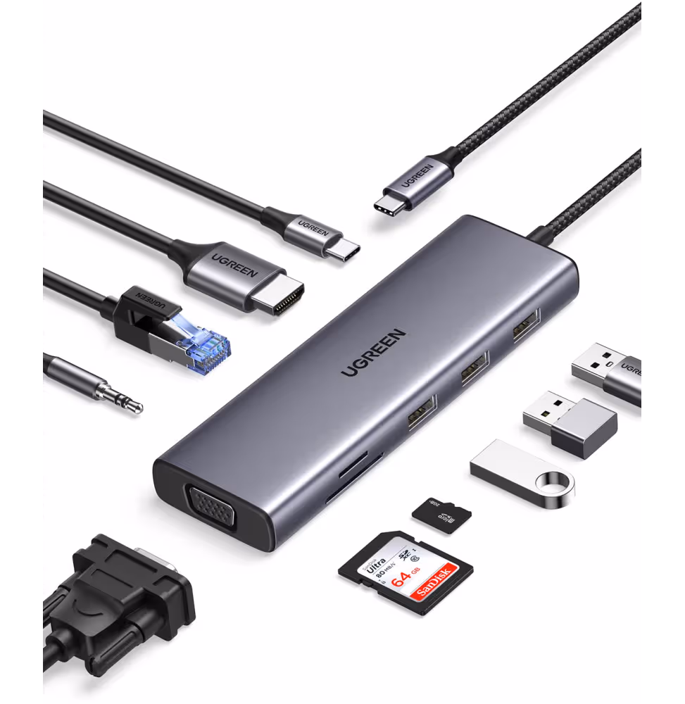 Ugreen Station d accueil USB-C 10 en 1 [15601]