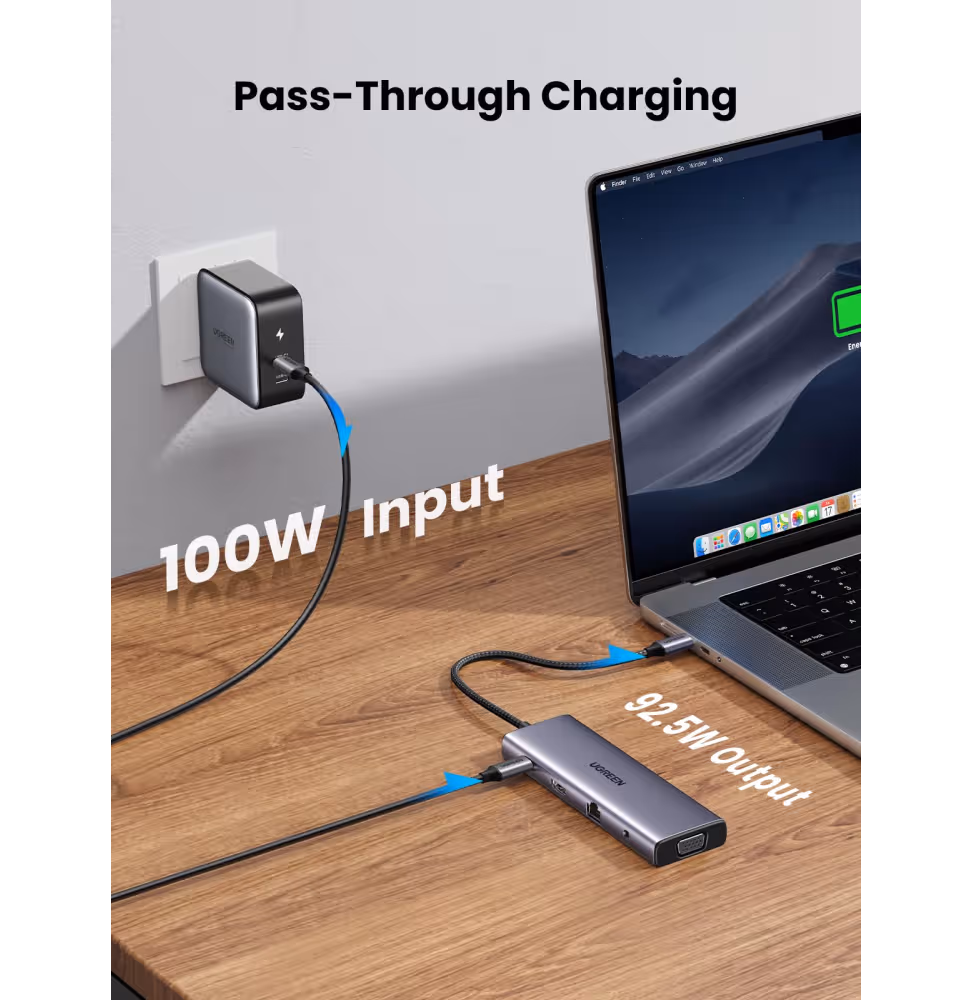 Ugreen Station d accueil USB-C 10 en 1 [15601] - vue 3