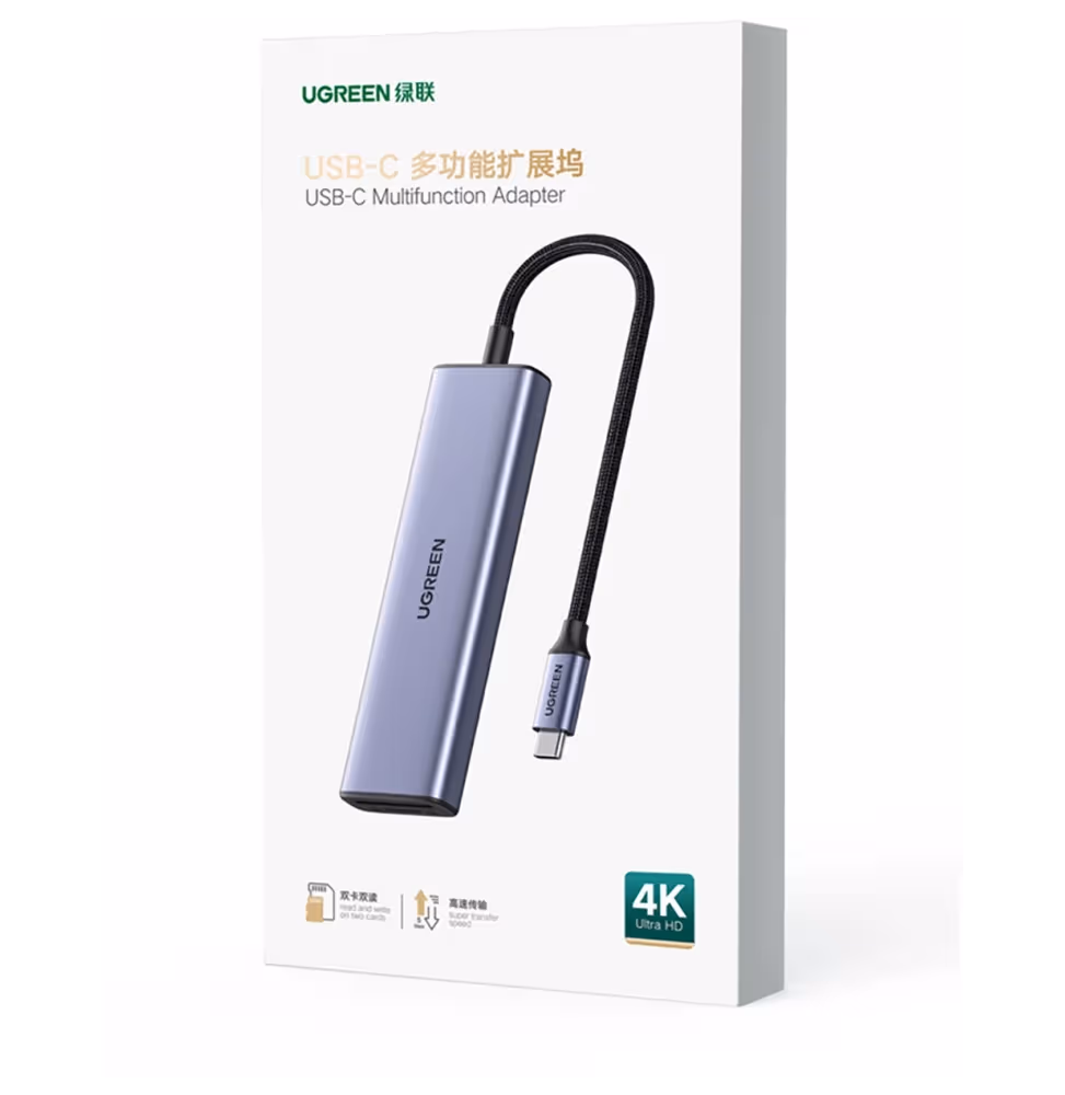 Ugreen Station d accueil USB-C 6 en 1 4K [20956A] - vue 6