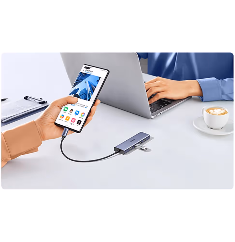 Ugreen Station d accueil USB-C 6 en 1 4K [20956A] - vue 9