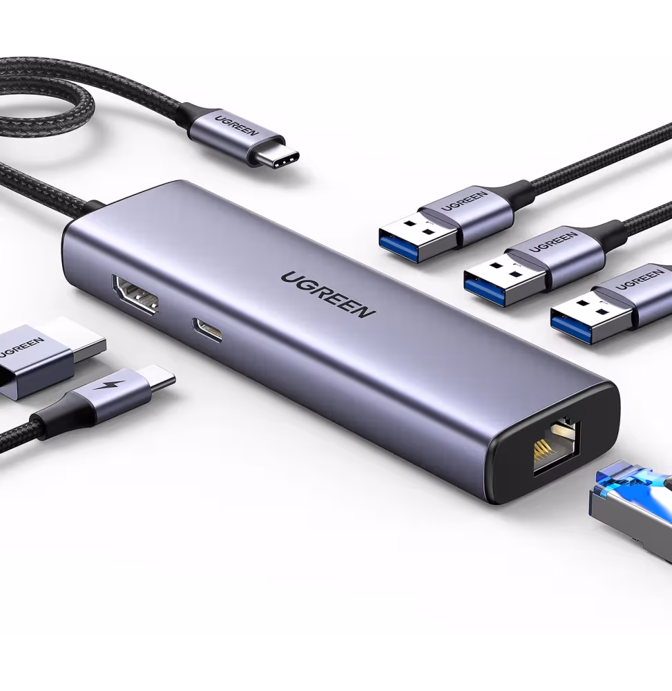 Ugreen Station d accueil USB-C 6 en 1 [15598] - vue 2