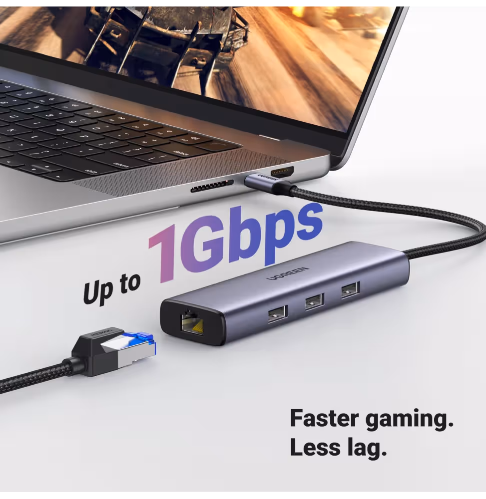 Ugreen Station d accueil USB-C 6 en 1 [15598] - vue 4