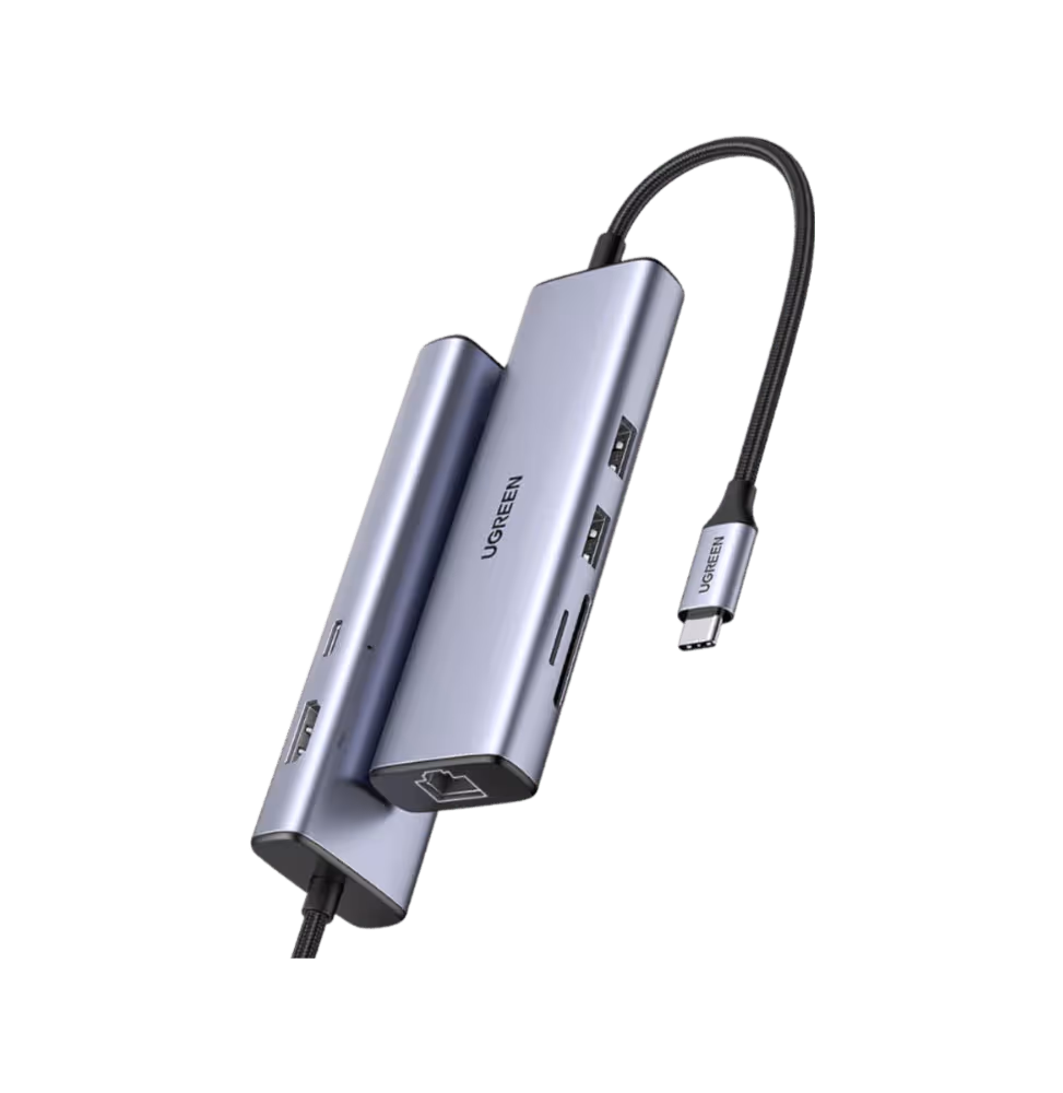 Ugreen Station d accueil USB-C 7 en 1  HDMI 4K [90568]